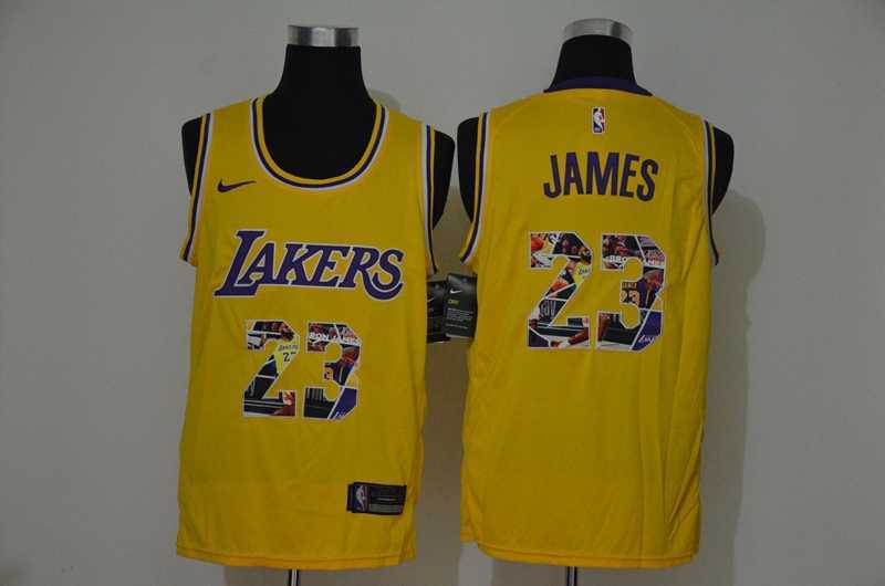 Lakers 23 Lebron James Yellow Fashion Swingman Jersey Dzhi,We sell and wholesale Lakers 23 Lebron James Yellow Fashion Swingman Jersey Dzhi on line form chian!